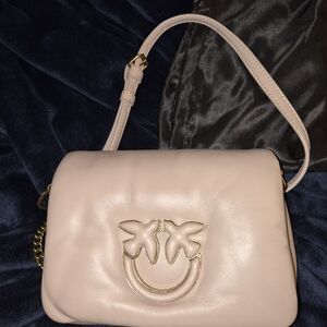 Pinko Soft Pink Shoulder Bag